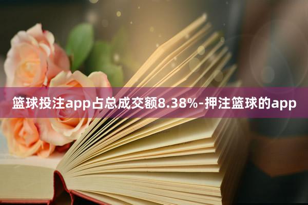 篮球投注app占总成交额8.38%-押注篮球的app