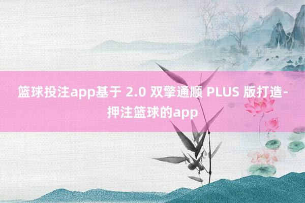 篮球投注app基于 2.0 双擎通顺 PLUS 版打造-押注篮球的app