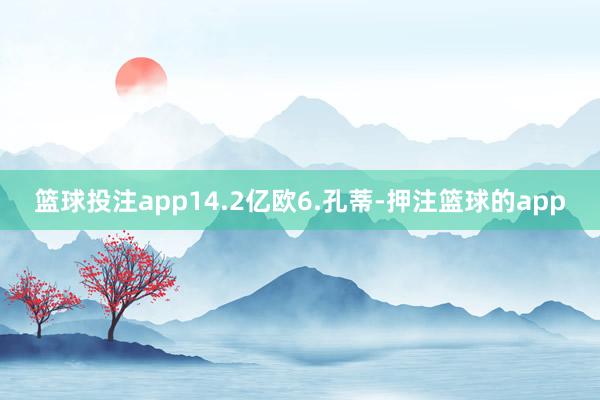 篮球投注app14.2亿欧6.孔蒂-押注篮球的app