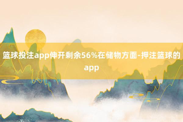 篮球投注app伸开剩余56%在储物方面-押注篮球的app